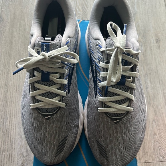 Brooks GTS 19 Gray and Blue Men's Athletic Shoes